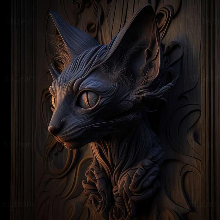 Lykoi cat